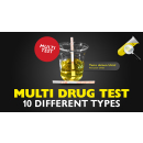 Urin-Teststreifen Multi (10 versch. Drogen)